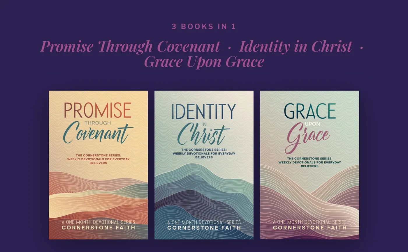 The three one-month devotionals collected in this volume