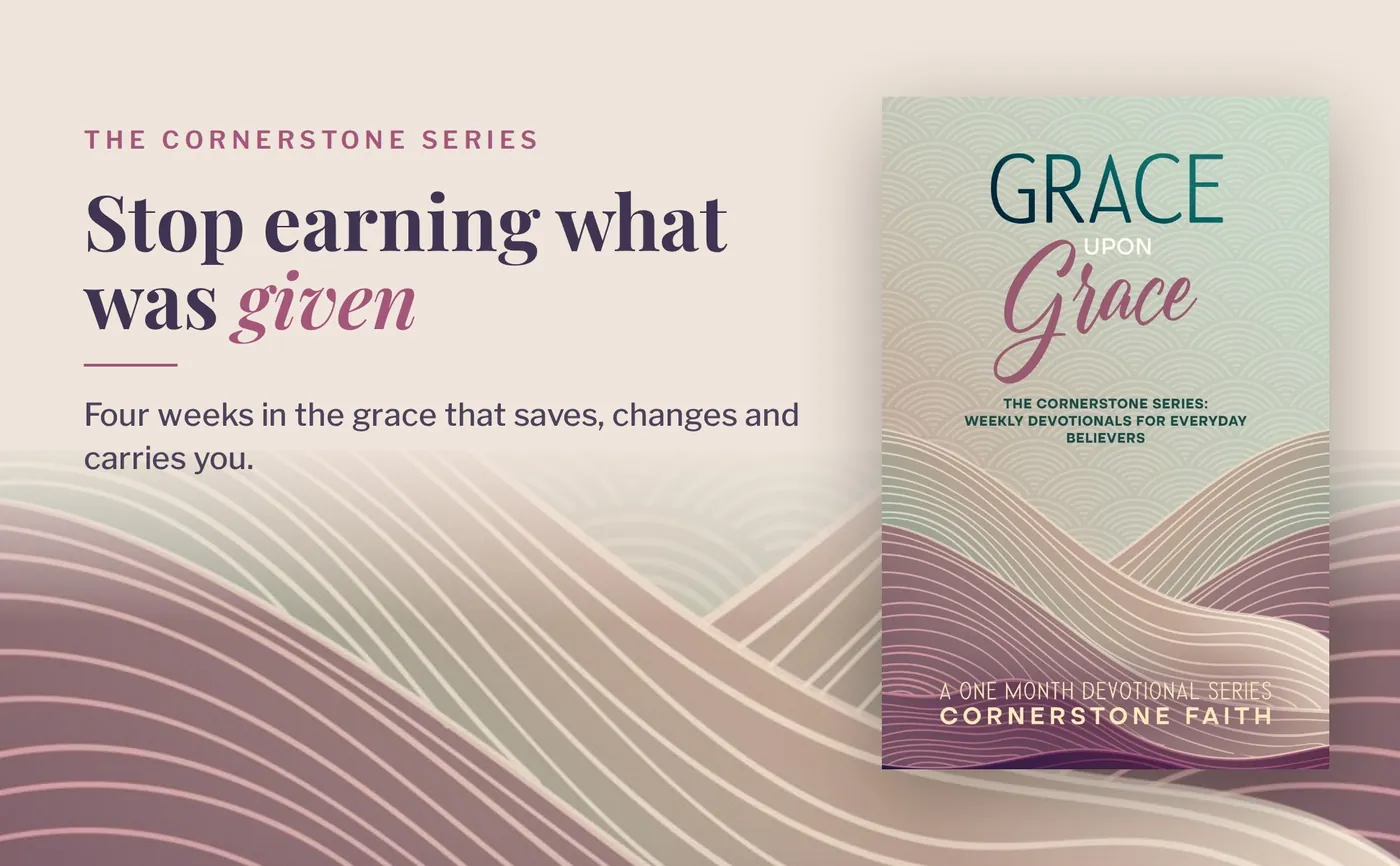 Grace Upon Grace cover with the book's theme