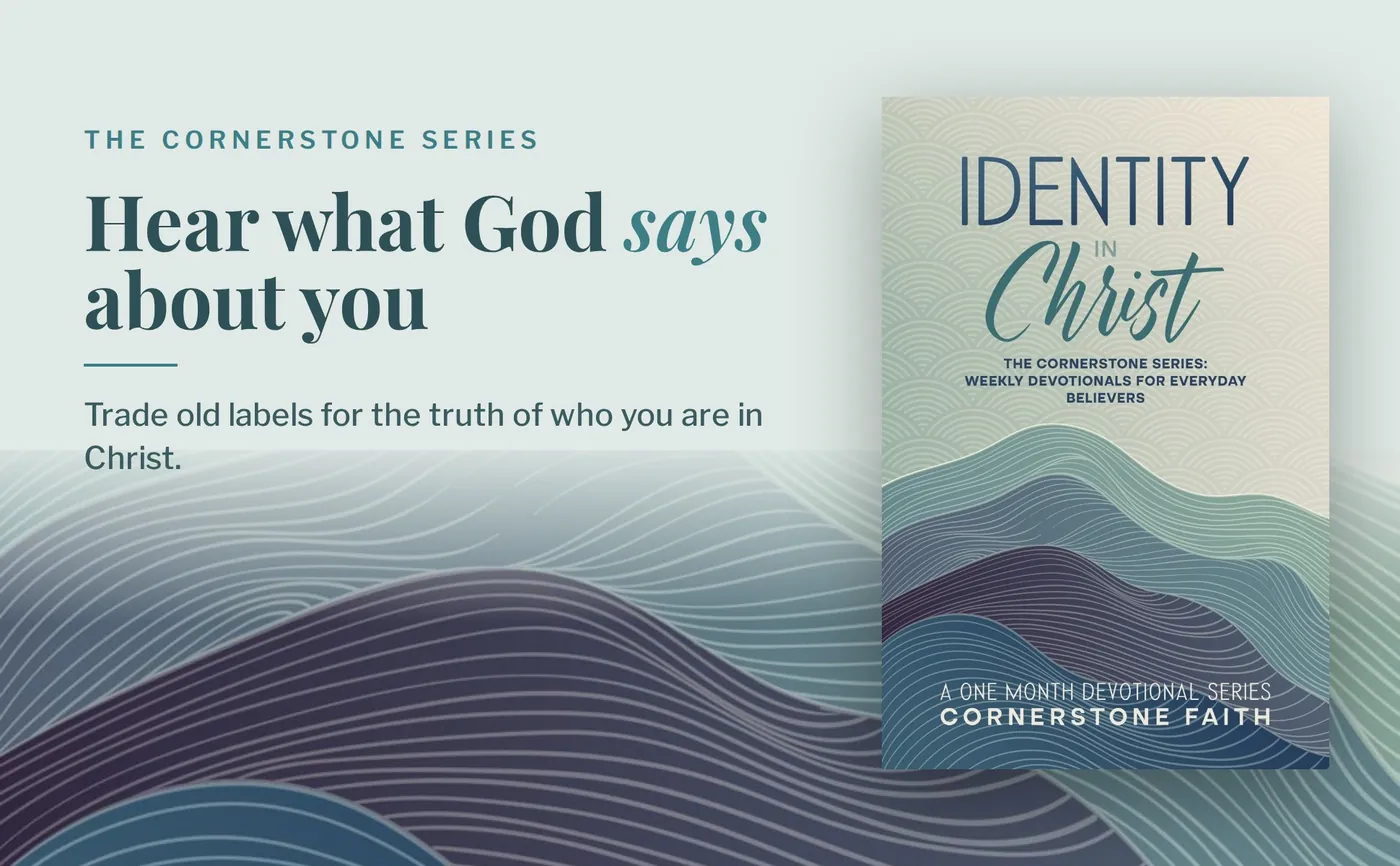 Identity in Christ cover with the book's theme