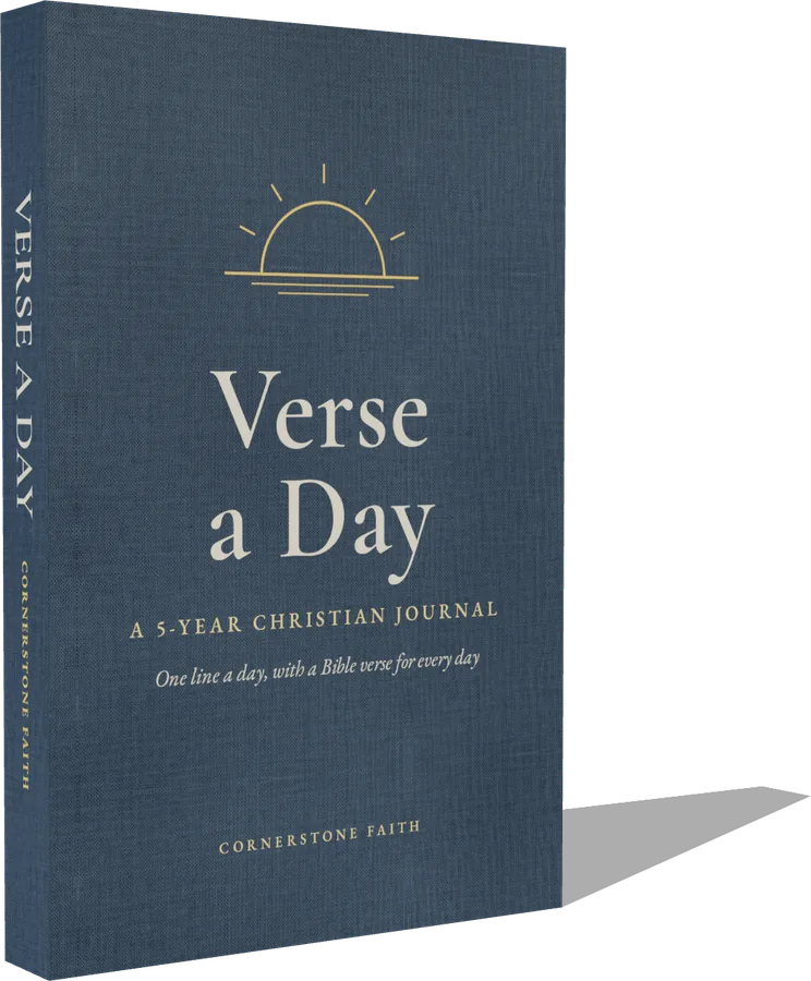 Verse a Day, A 5-Year Christian Journal, One Line a Day, with a Bible Verse for Every Day